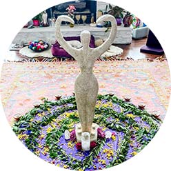 unique rituals, altars, & ceremonies each week.